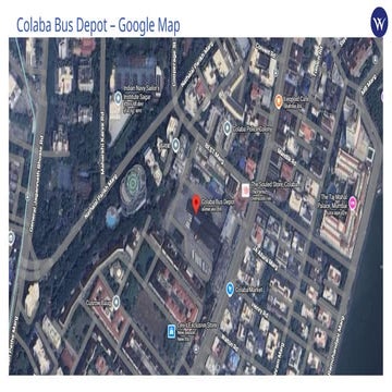 Detailed Analysis of Colaba and Worli Bus Depots with Maps and ...