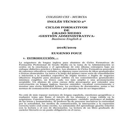 Bus Eng 2 ,61 pp, programming.- 10.3.20