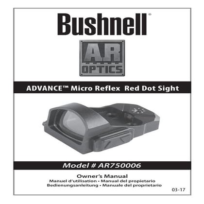 Bushnell Manual Pdf | INSTRUCTION MANUAL – QJPL