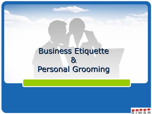 Business Etiquette