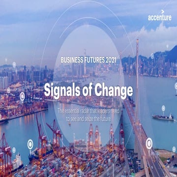 Signals of Business Change | Business Futures 2021 | Accenture