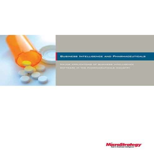 Application of BI in pharmaceutical industry
