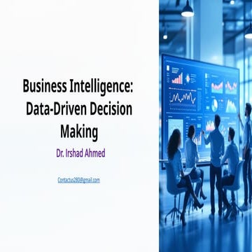 Business Intelligence: Driving Data-Driven Decision Making for ...