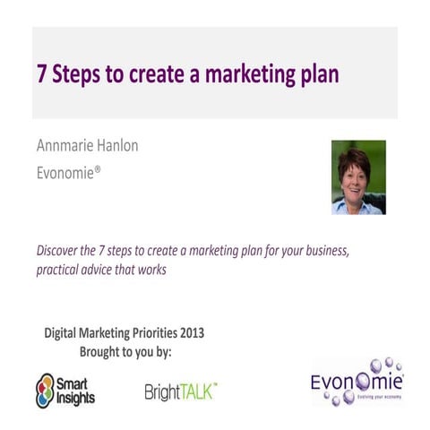 Create a Business Marketing Plan