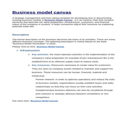 Business model-canvas