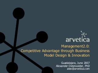 Business Model Design and Innovation for Competitive Advantage