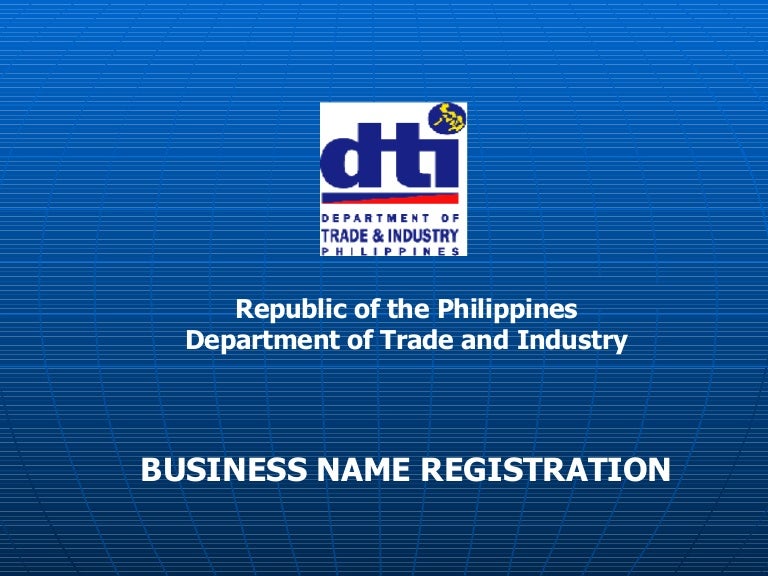 Business Name Registration