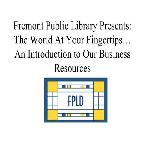 Business Outreach Presentation