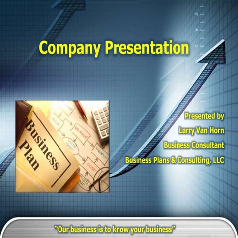 Business Plans and Consulting Services | PPTX