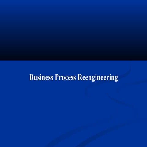Business process-reengineering