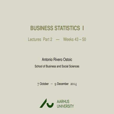 Business statistics-i-part2-aarhus-bss