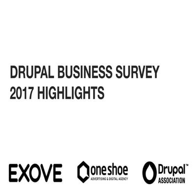 Drupal Business Survey Results 2017