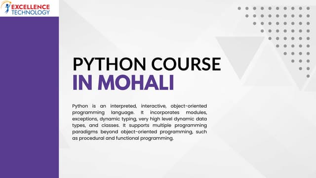 What is Python ? Why its important ? Institute for Python Course.