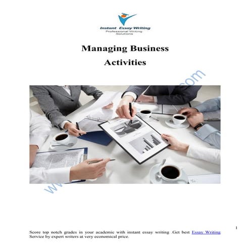 How to Manage Business Activities to Get Desire Results