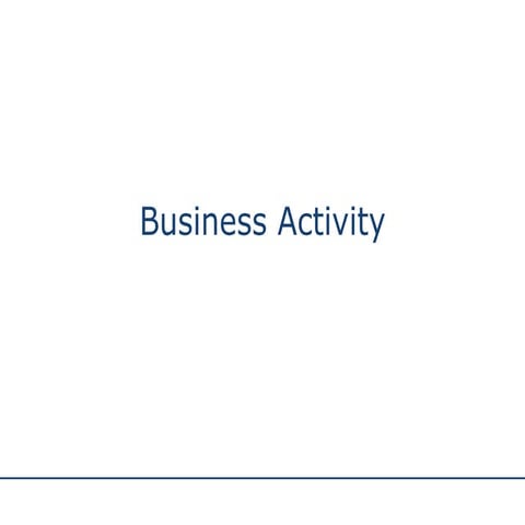 Business Activity