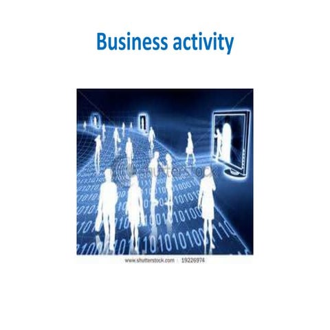 Business activity