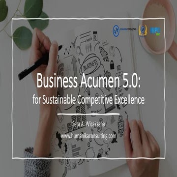 Business Acumen 5.0 for Sustainable Competitive Advantages