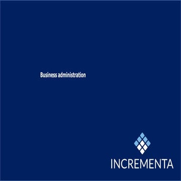 Business administration