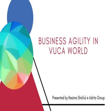 Business Agility in VUCA World 