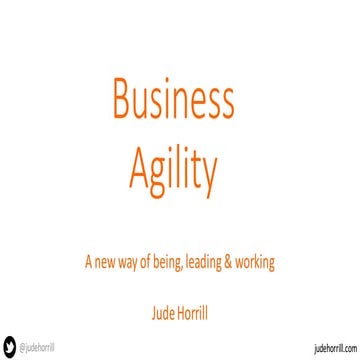 Business Agility