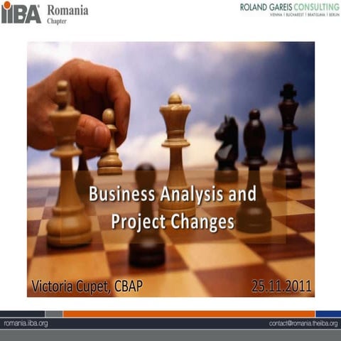 Business analysis and project changes