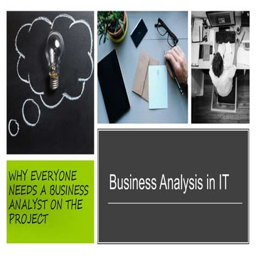 Business analysis in IT