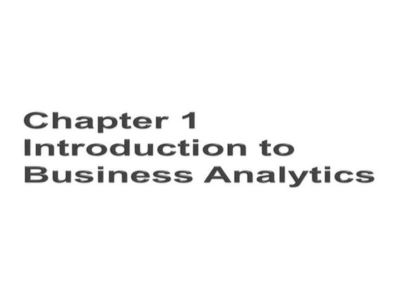 Predictive Analytics - An Overview | PPT