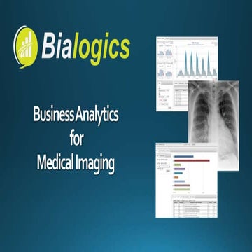 Business analytics for diagnostic imaging