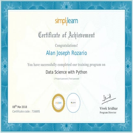 Business analytics using python | PDF