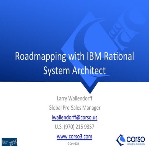 Building Business & IT Architecture Roadmaps with ArchiMate & TOGAF