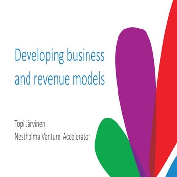 Business and revenue models