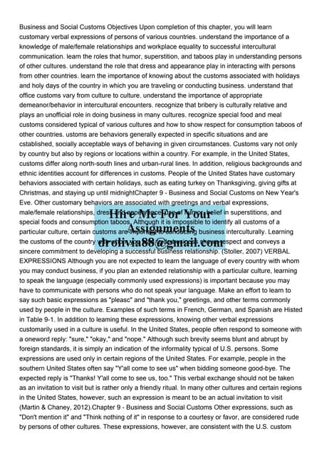 Business and Social Customs Objectives Upon completion of th.pdf