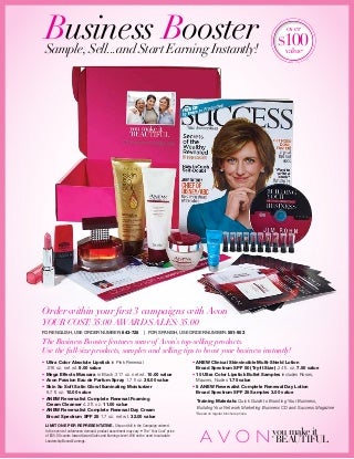 Business booster flyer