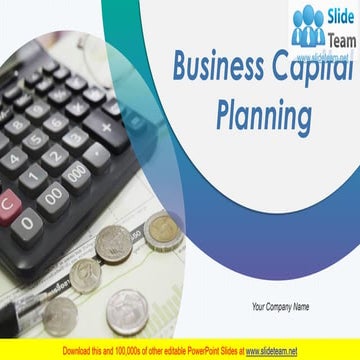 Business Capital Planning PowerPoint Presentation Slides