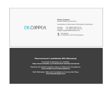 Personal Business Card | DOCX