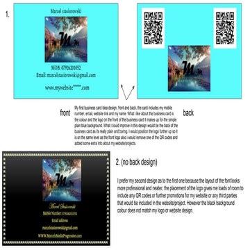Business cards | PPTX
