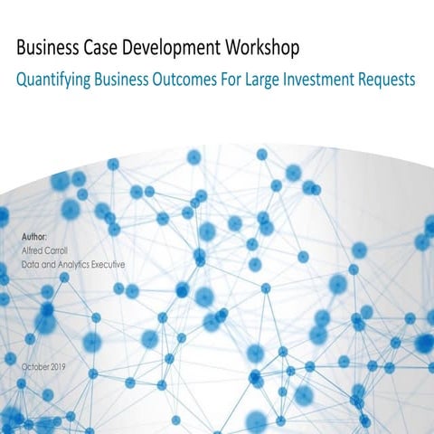 Business case development workshop   october 2019