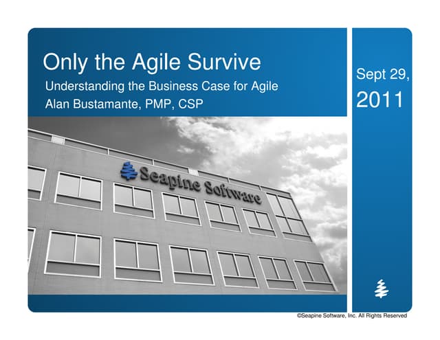 Agile Prague 2011 - Business Case For Agile