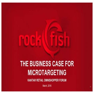 The Business Case for Microtargeting
