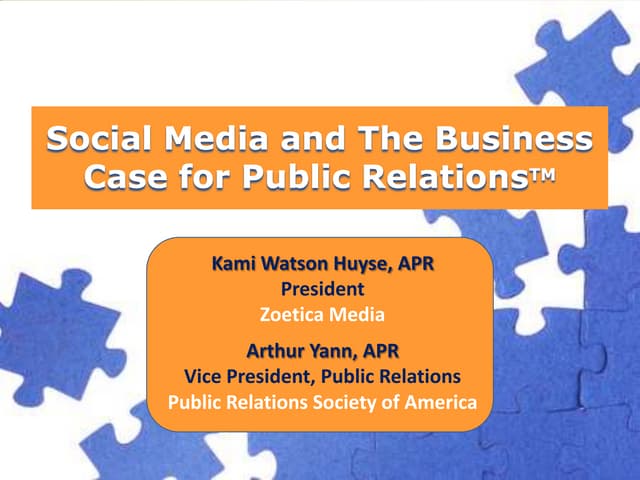 The Business Case for Social Media