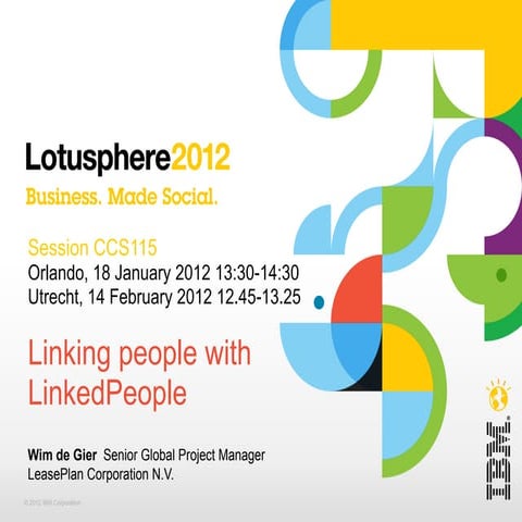 Businesscase LinkedPeople Wim de Gier Leaseplan