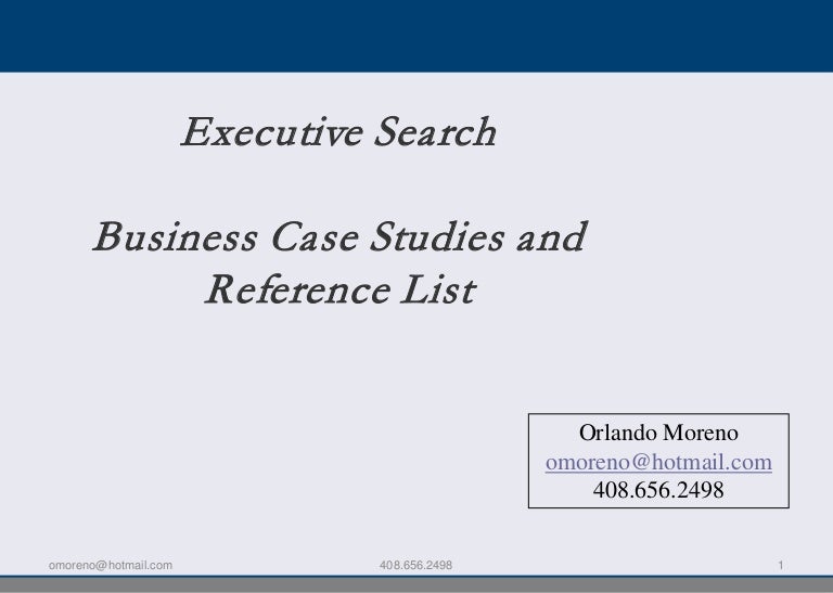 Business Case Studies