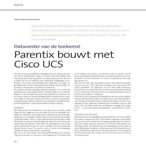 Business case_UCS_ DatacenterWorks