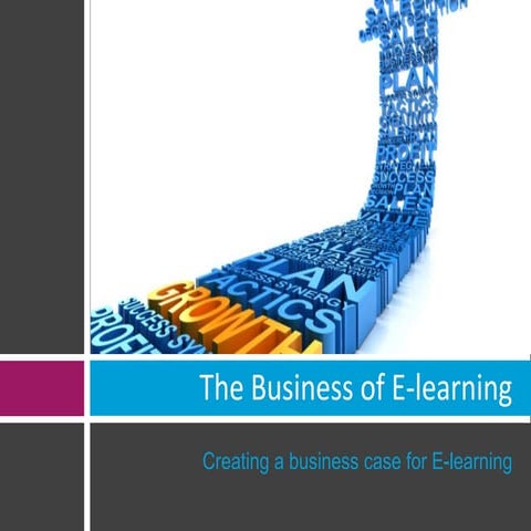 Business Case of e-Learning: Webinar Slides