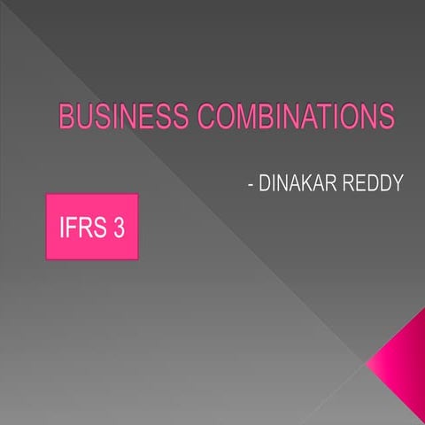 Business combinations