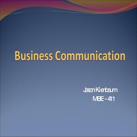 Business Communication