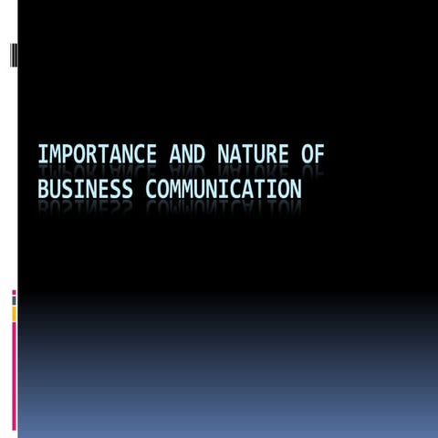 Business communication