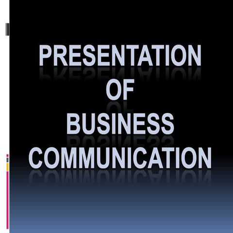 Business communication