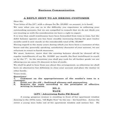 Business communication