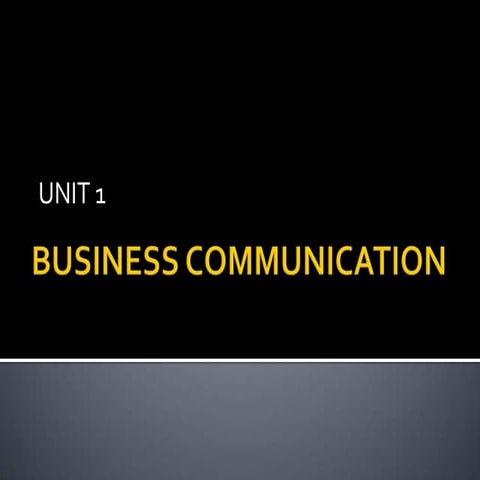 Business communication
